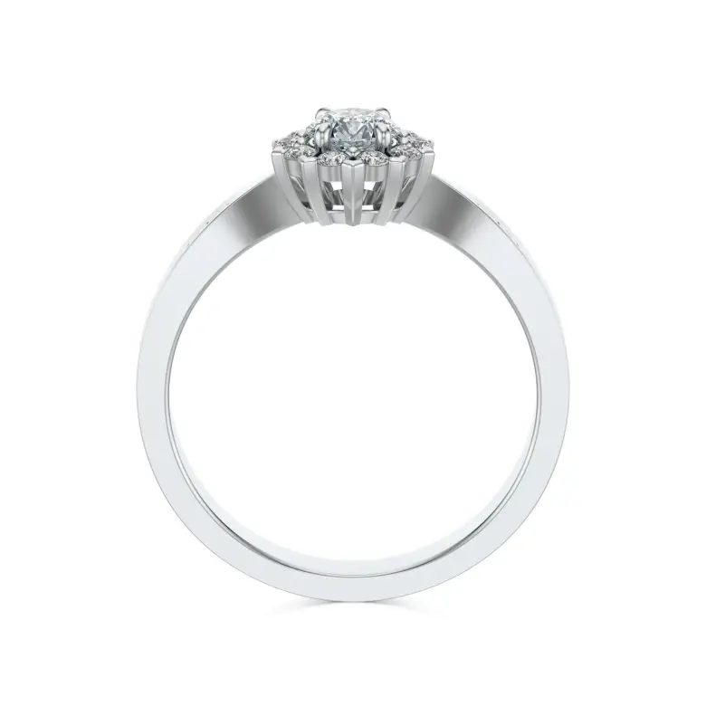 Pierścionek białe złoto z diamentami AJPZ_138